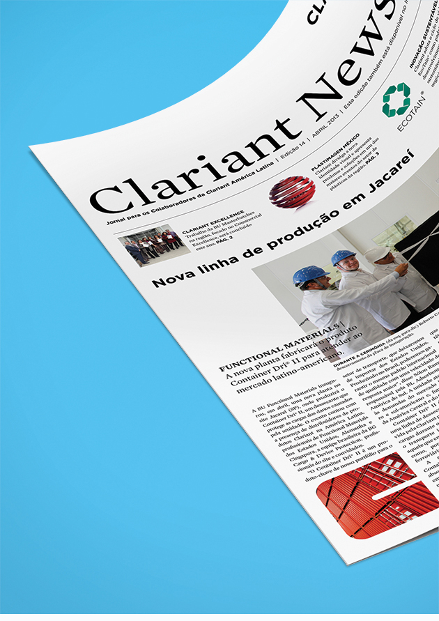 Clariant News Jornal Interno Imagem Edição Ilustrada