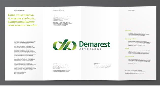 Identidade Visual Demarest Projeto de Rebrand